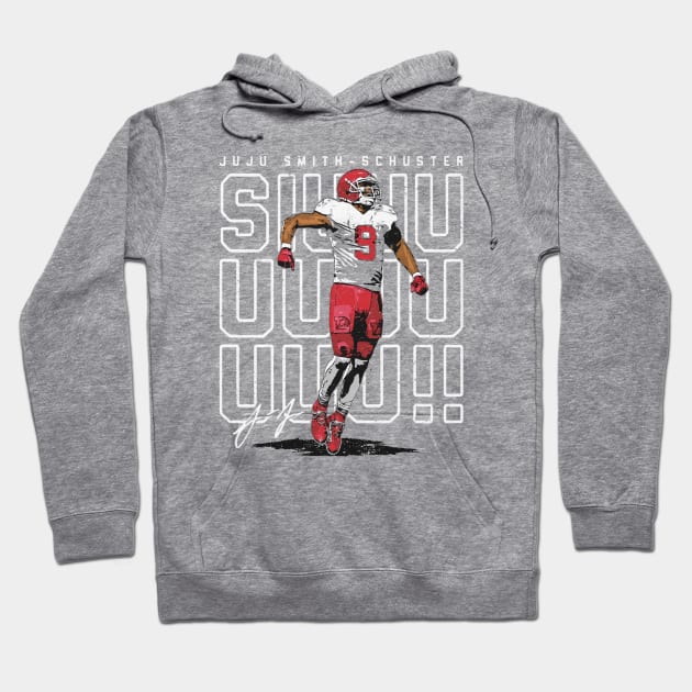 JuJu Smith-Schuster Kansas City SIUUUU Hoodie by Chunta_Design